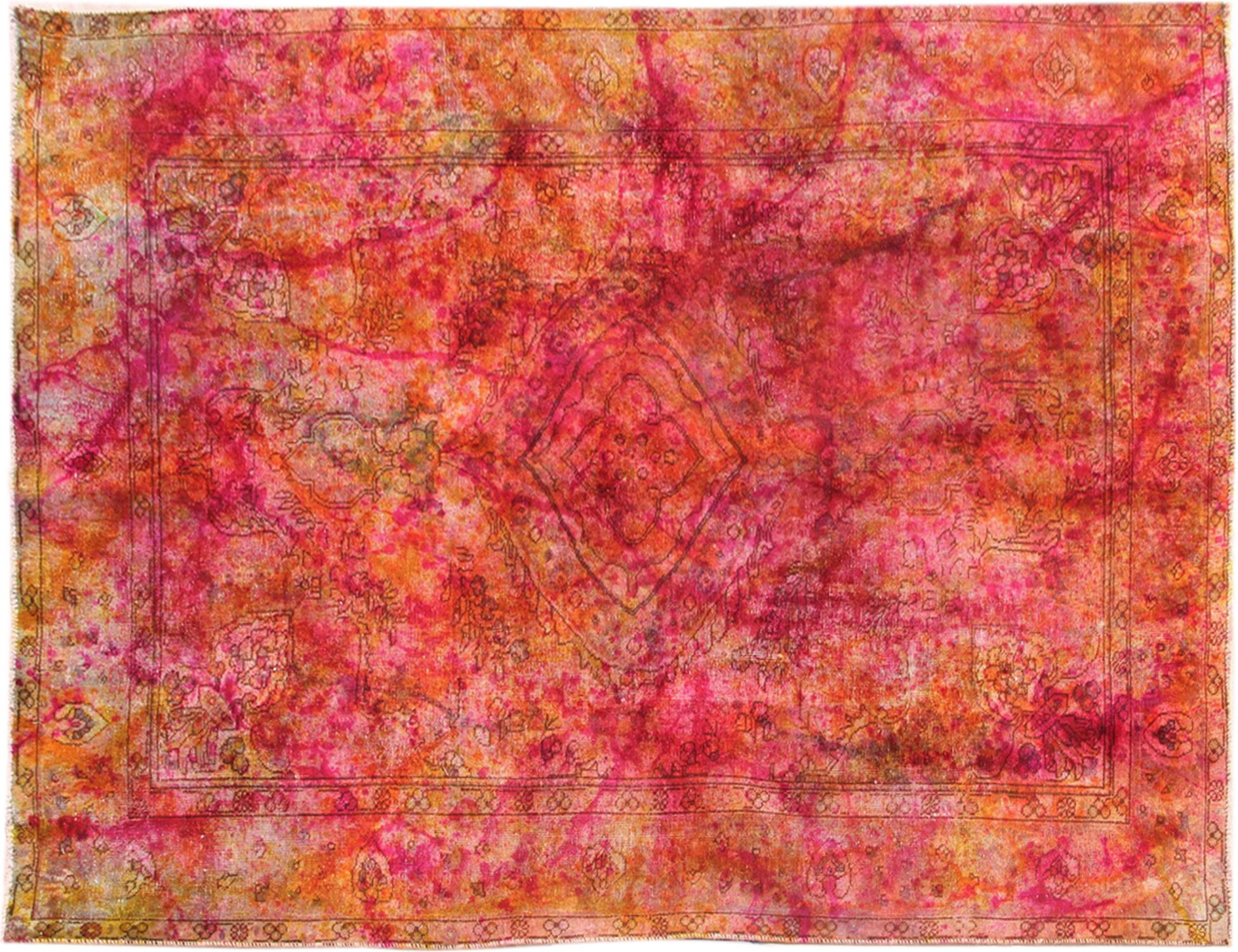 Persisk Vintagetæppe  multifarvet <br/>276 x 192 cm