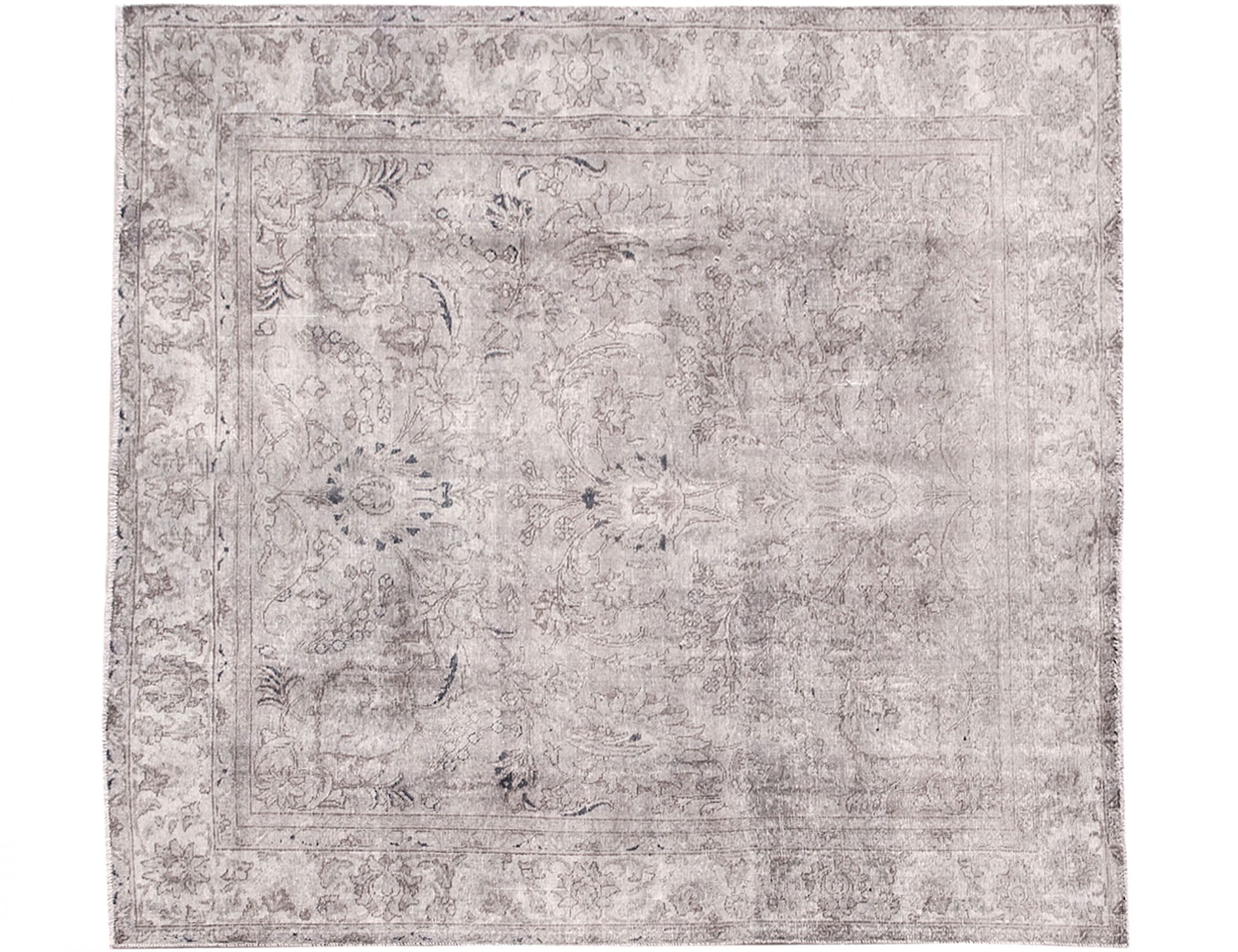 Tapis Persan vintage  grise <br/>245 x 255 cm