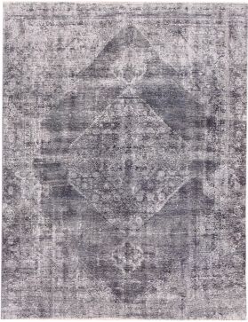 Persischer Vintage Teppich 286 x 220 grau