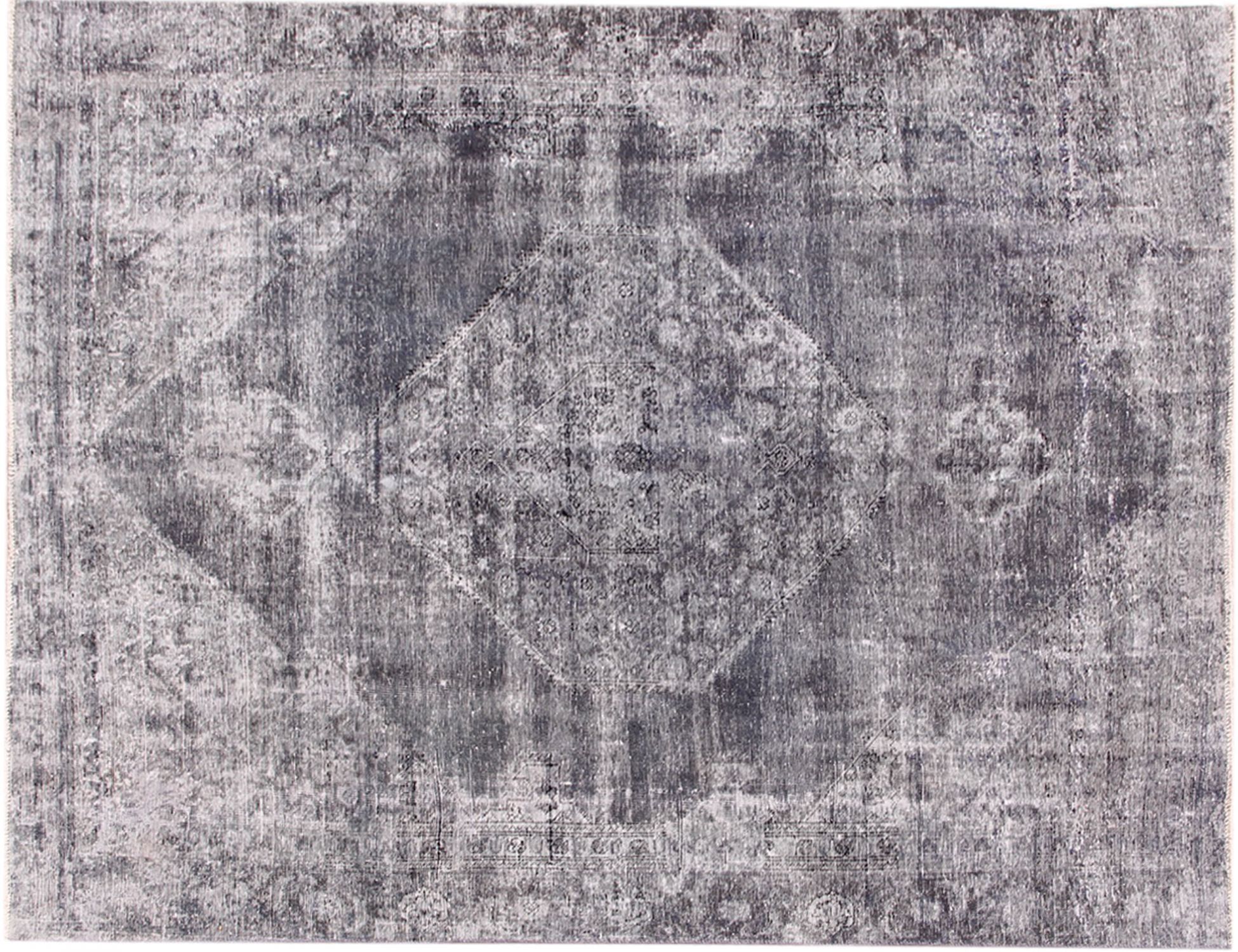 Persischer Vintage Teppich  grau <br/>286 x 220 cm