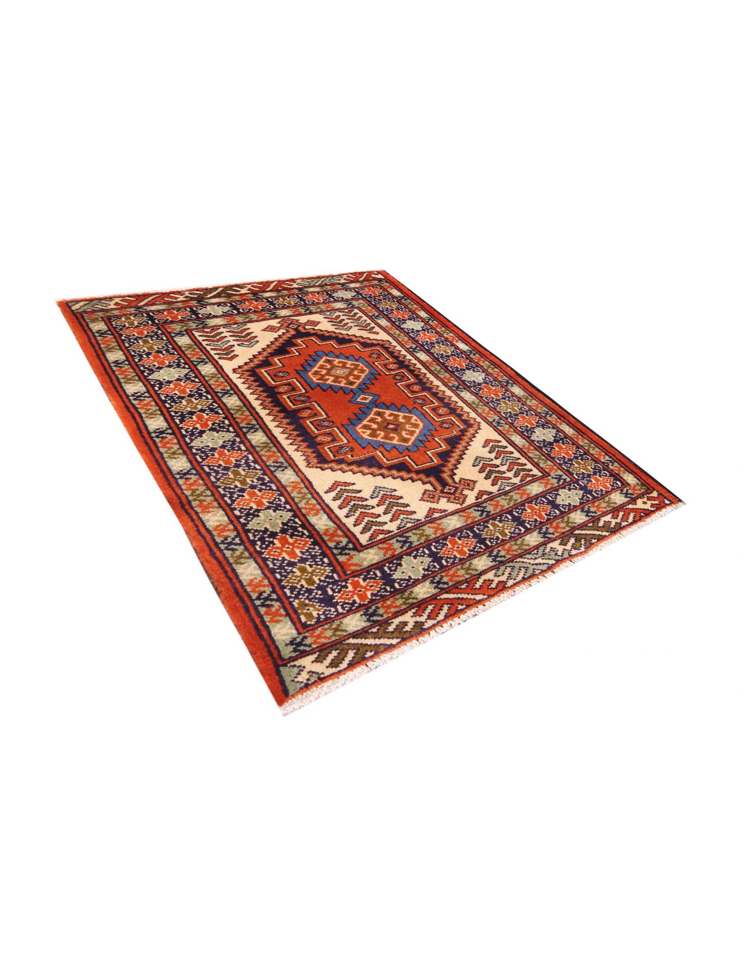 Turkman Tæppe   90 x 63 cm