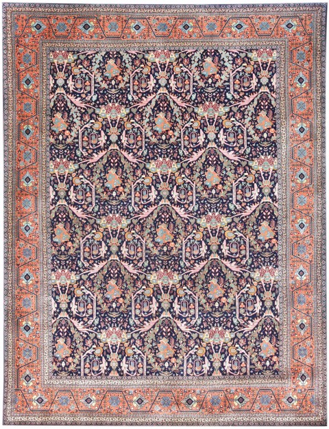 Tabriz Teppich 368 x 289