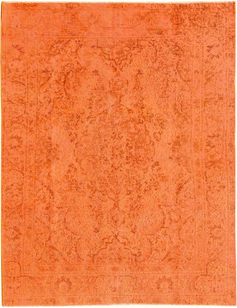 Orange Persien Persischer Vintage Teppich  291 x 186 cm
