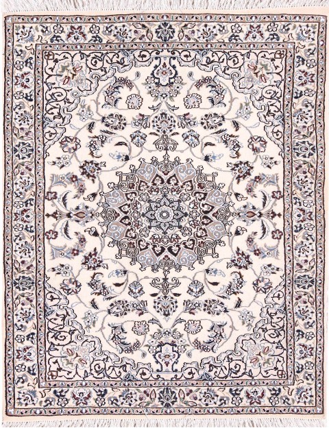 Beige  Persia Nain Carpet  152 x 104 cm