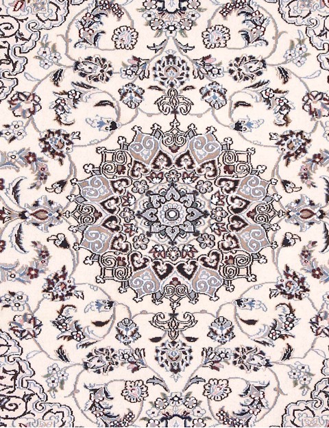 Beige  Persia Nain Carpet  152 x 104 cm