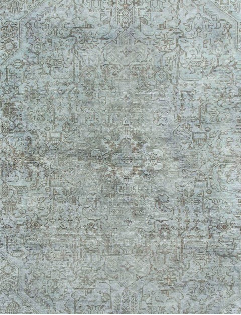 Grön Persien Persisk vintage matta  285 x 190 cm