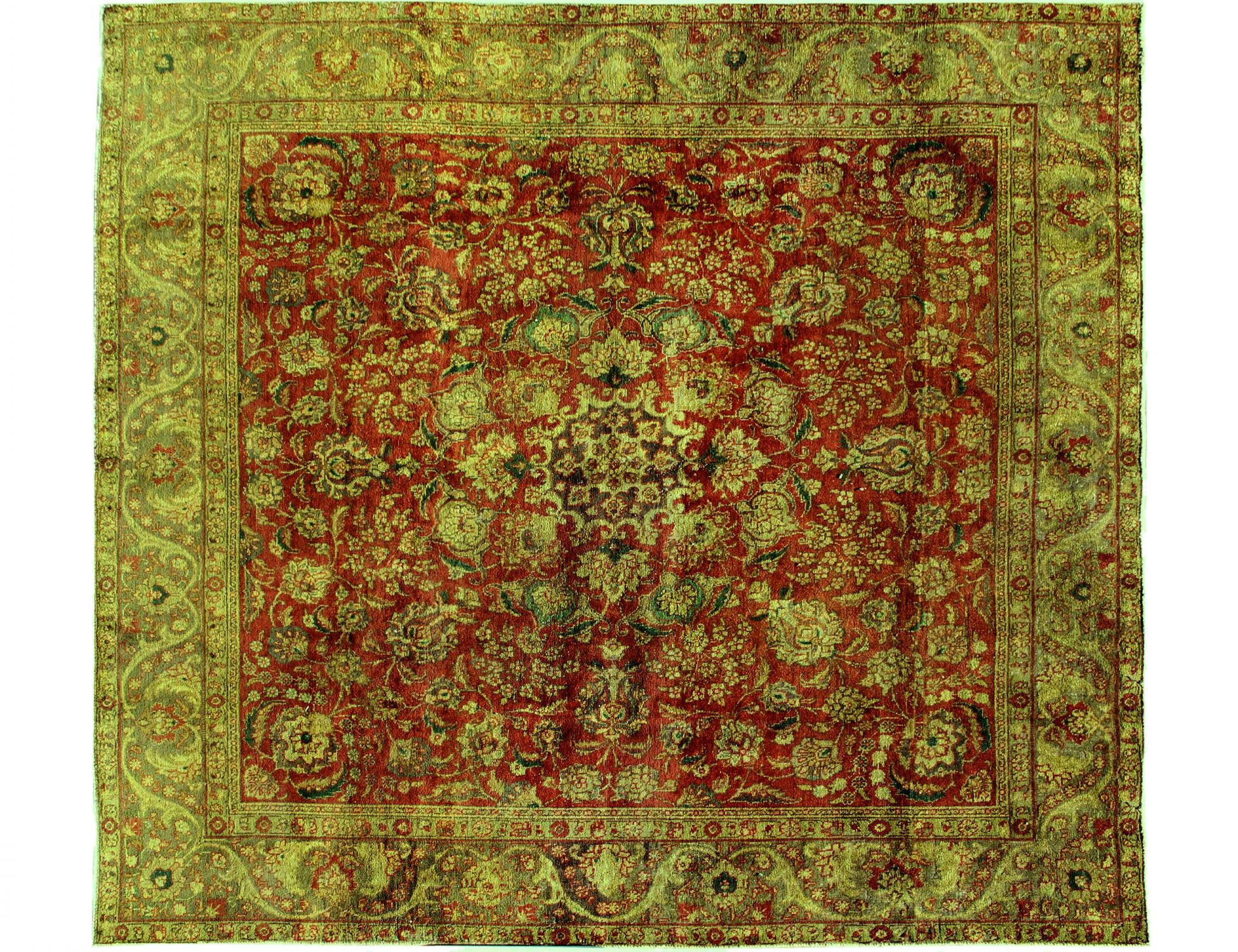 Alfombra persa vintage   277 x 277 cm