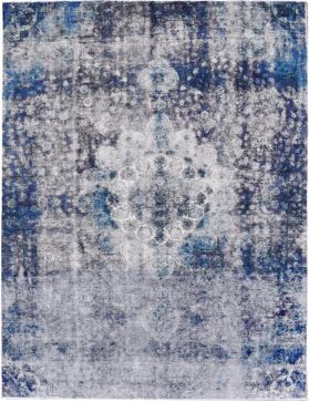 Persischer Vintage Teppich 290 x 200 blau
