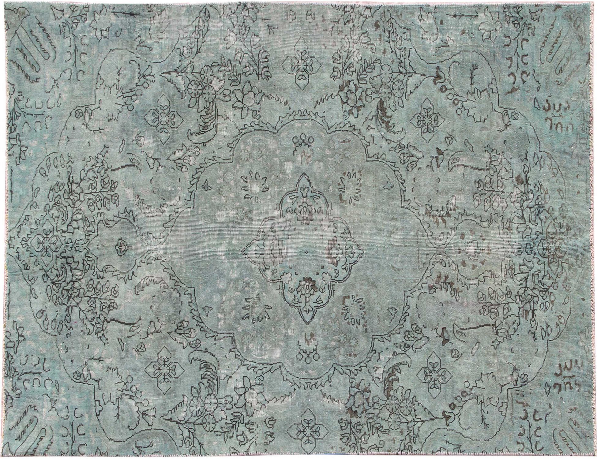Tappeto vintage persiano  verde <br/>260 x 157 cm