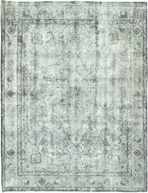 Grün Persien Persischer Vintage Teppich 380 x 284 cm