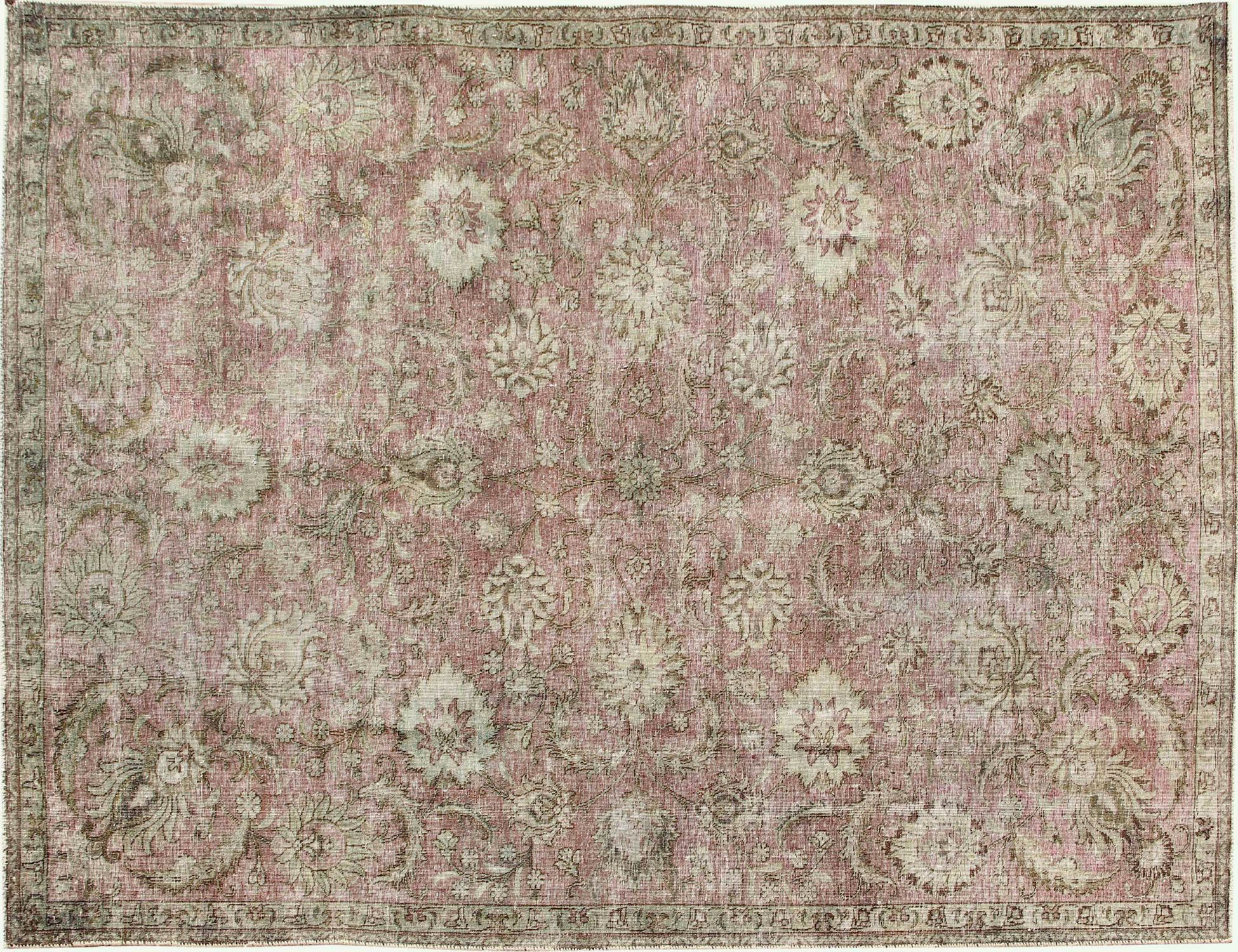Tapis Persan vintage  vert <br/>316 x 220 cm