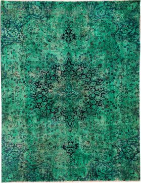 Persian Vintage Carpet 258 x 185 green 
