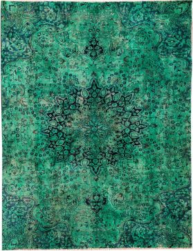 Alfombra persa vintage 258 x 185 verde