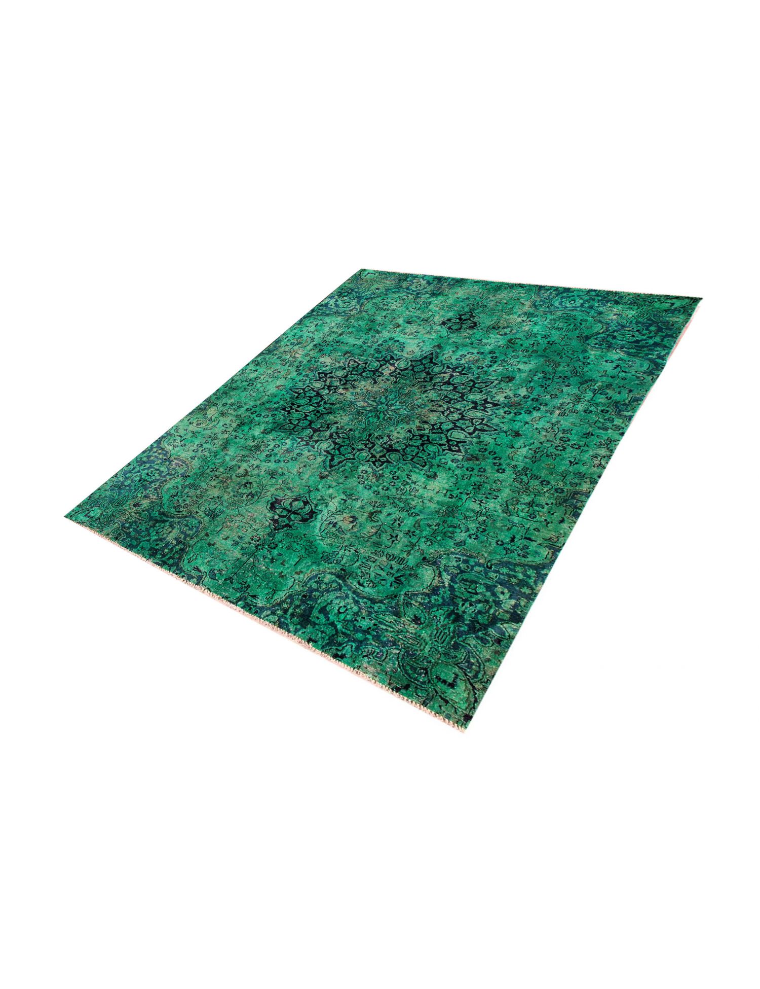 Tappeto vintage persiano  verde <br/>258 x 185 cm