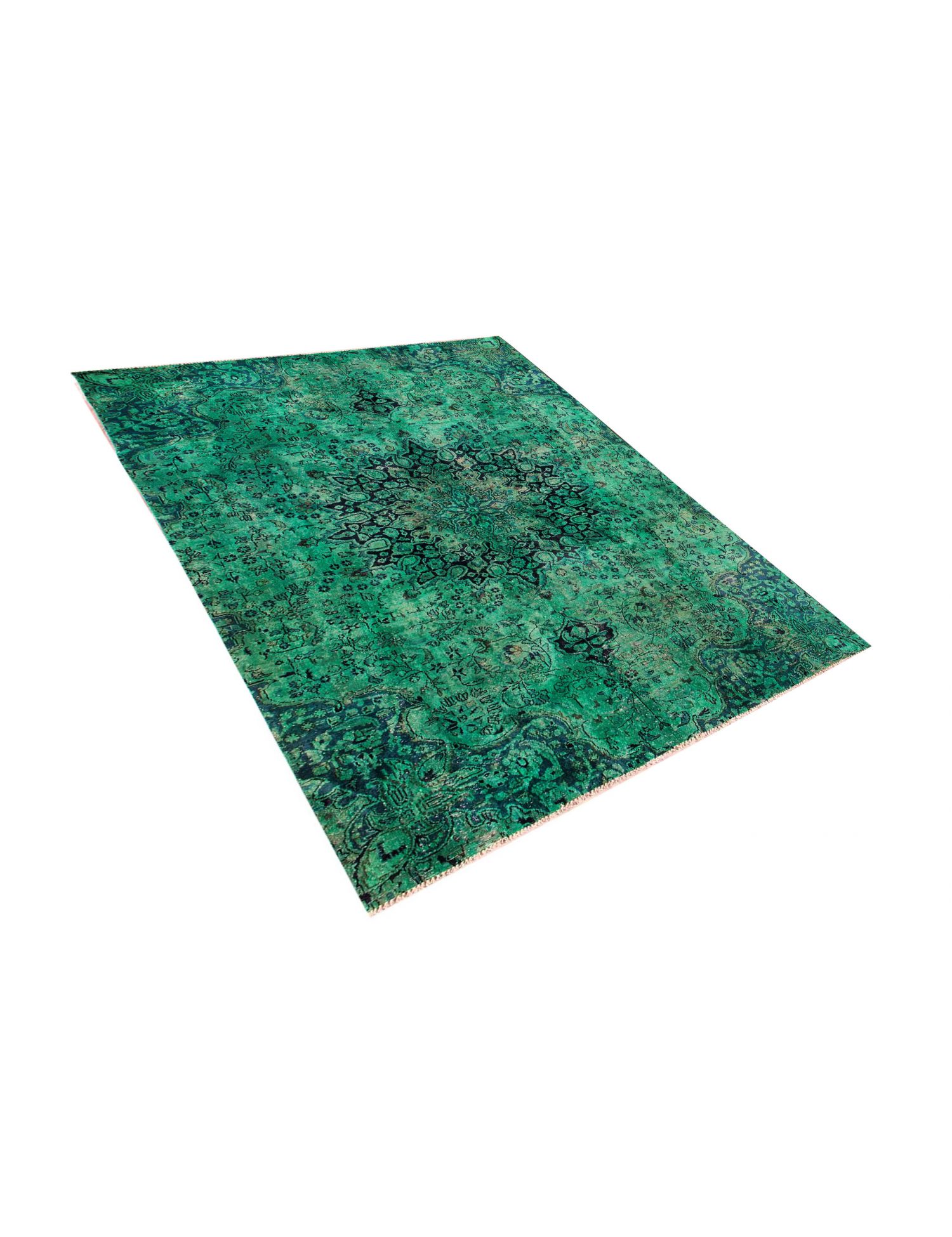 Tappeto vintage persiano  verde <br/>258 x 185 cm