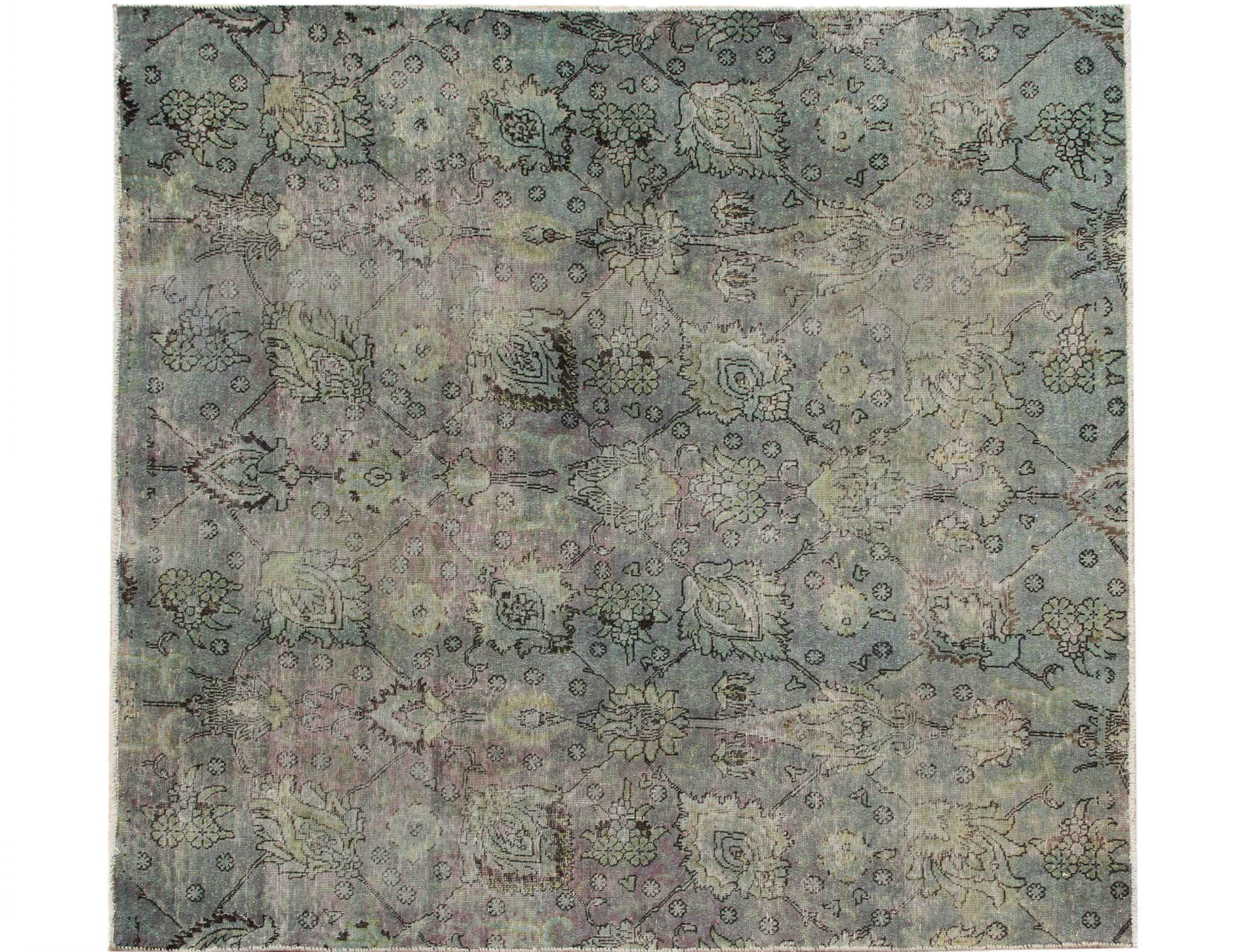 Tappeto vintage persiano  verde <br/>223 x 192 cm