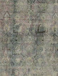 Grün Persien Persischer Vintage Teppich  223 x 192 cm