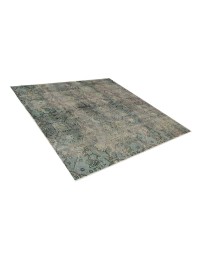Grün Persien Persischer Vintage Teppich  223 x 192 cm