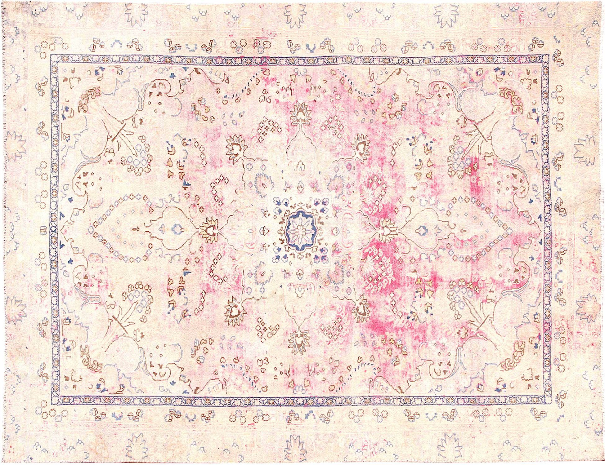 Tappeto vintage persiano  beige <br/>257 x 155 cm