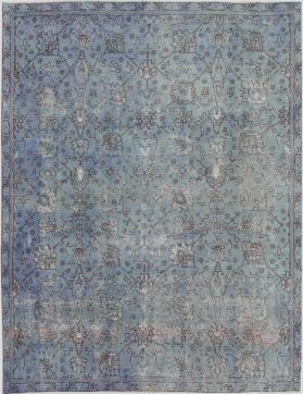 Alfombra persa vintage 296 x 223 azul