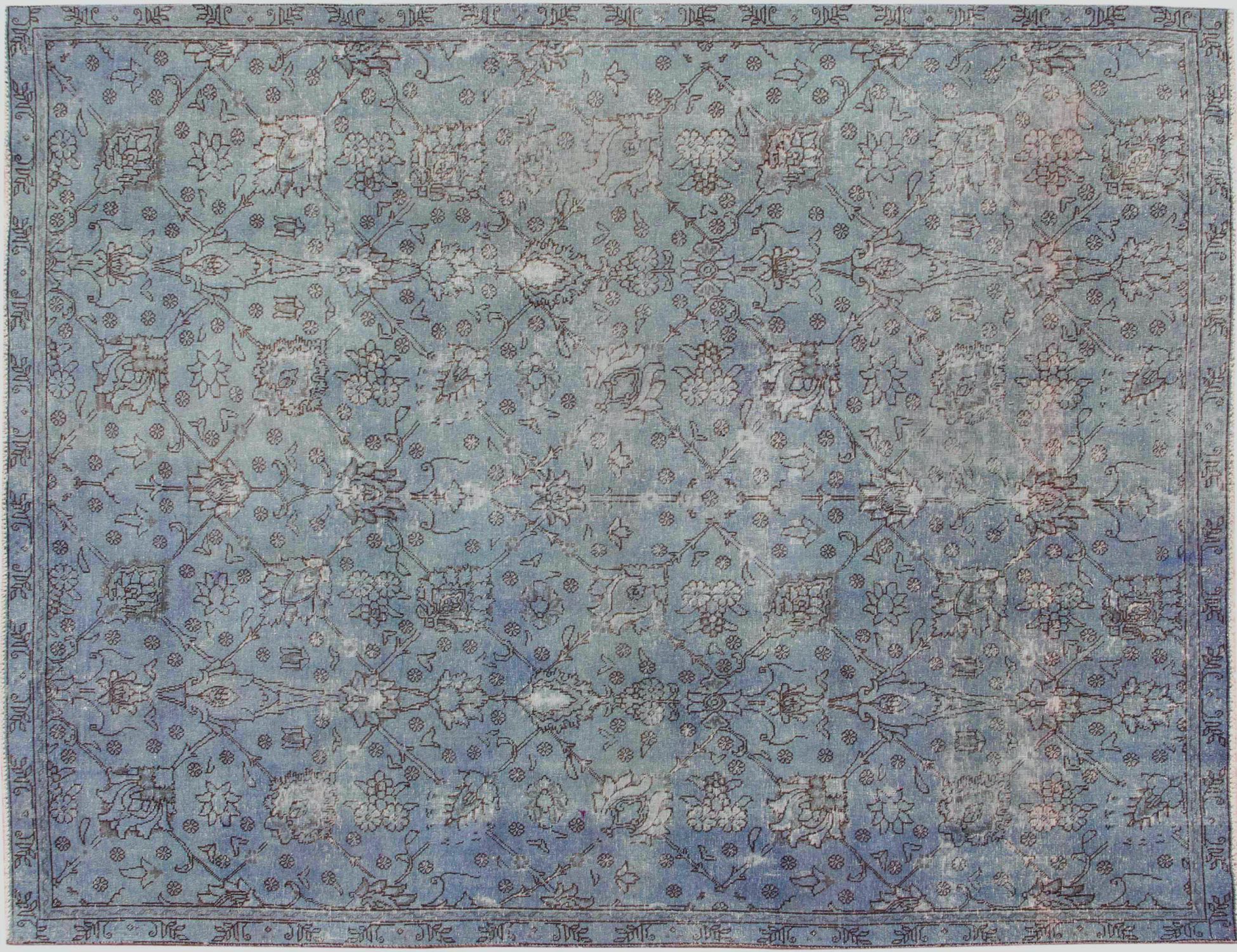 Tappeto vintage persiano  blu <br/>296 x 223 cm