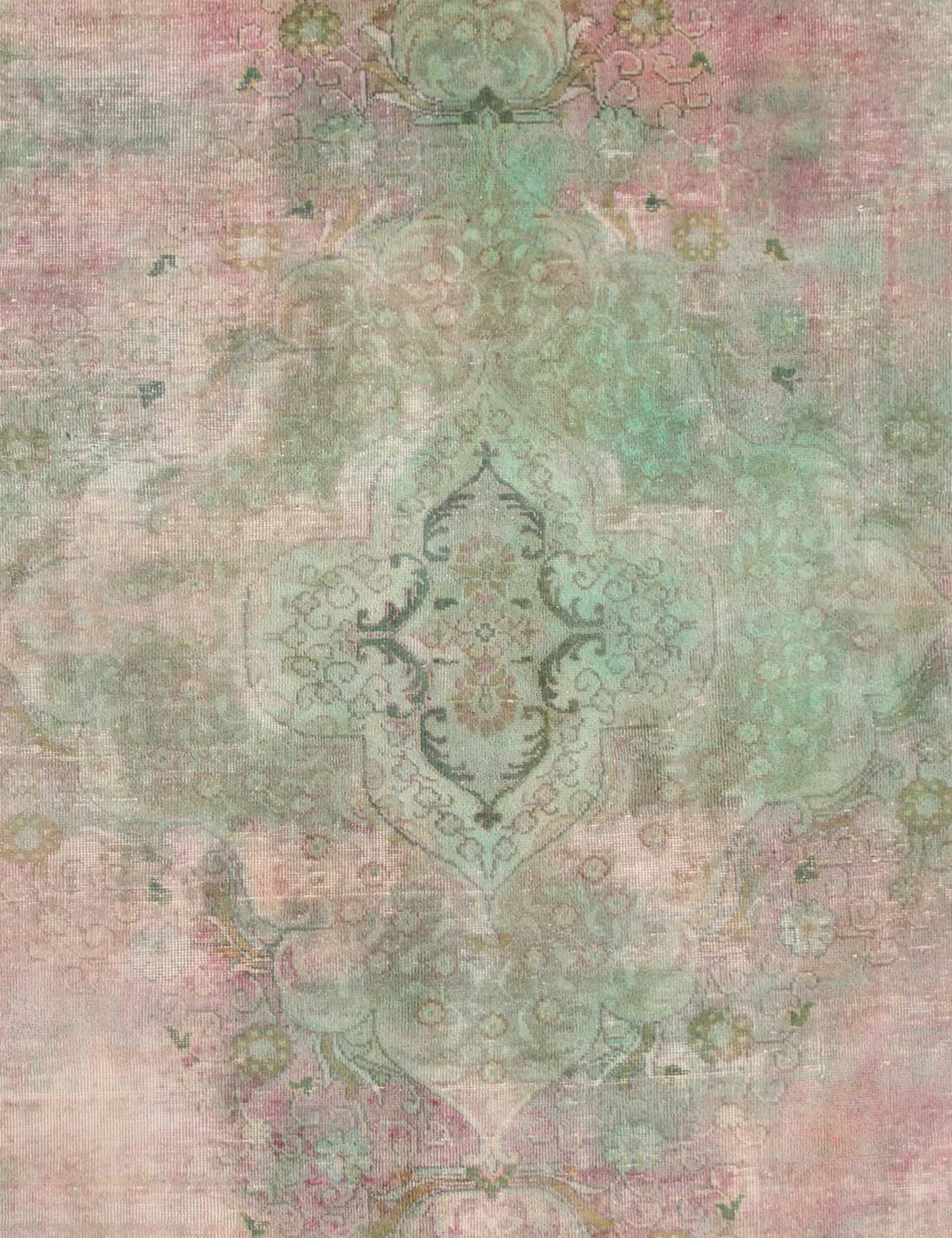 Tappeto vintage persiano  verde <br/>280 x 184 cm