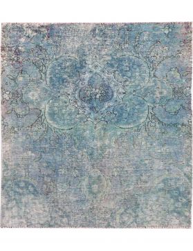 Persischer Vintage Teppich 167 x 137 türkis