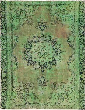 Persian Vintage Carpet 225 x 164 green 