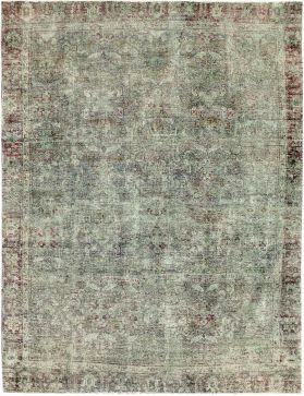 Persisk vintage matta 367 x 287 grön