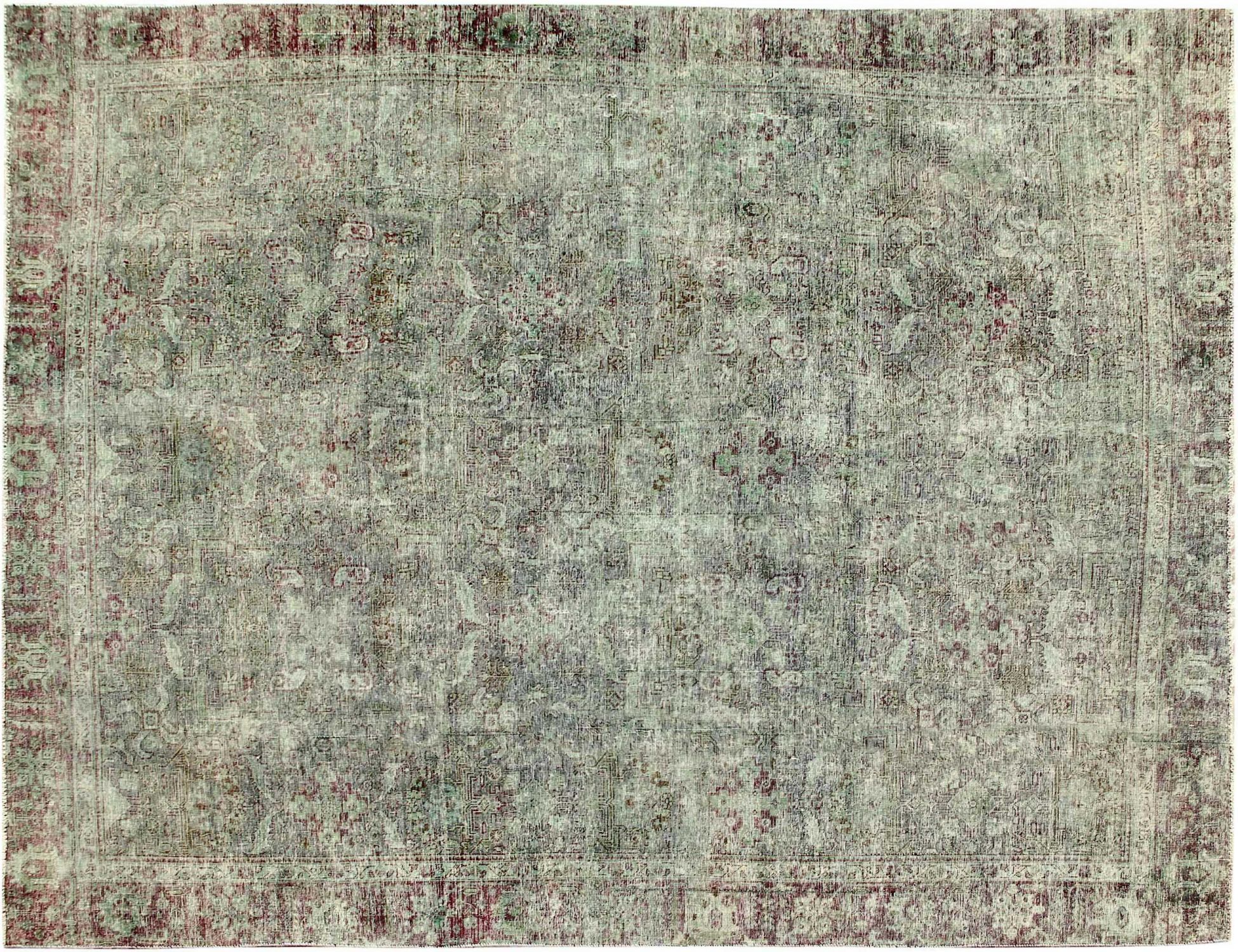 Persischer Vintage Teppich  grün <br/>367 x 287 cm