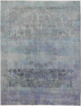 Tappeto vintage persiano 275 x 185 blu