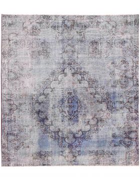 Tappeto vintage persiano 246 x 198 blu