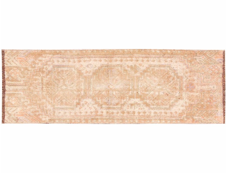 Gul Persien Persisk Vintagetæppe 213 x 74 cm