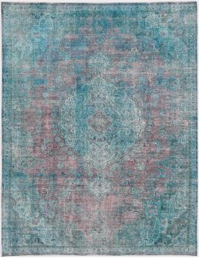 Persischer Vintage Teppich 308 x 225 türkis