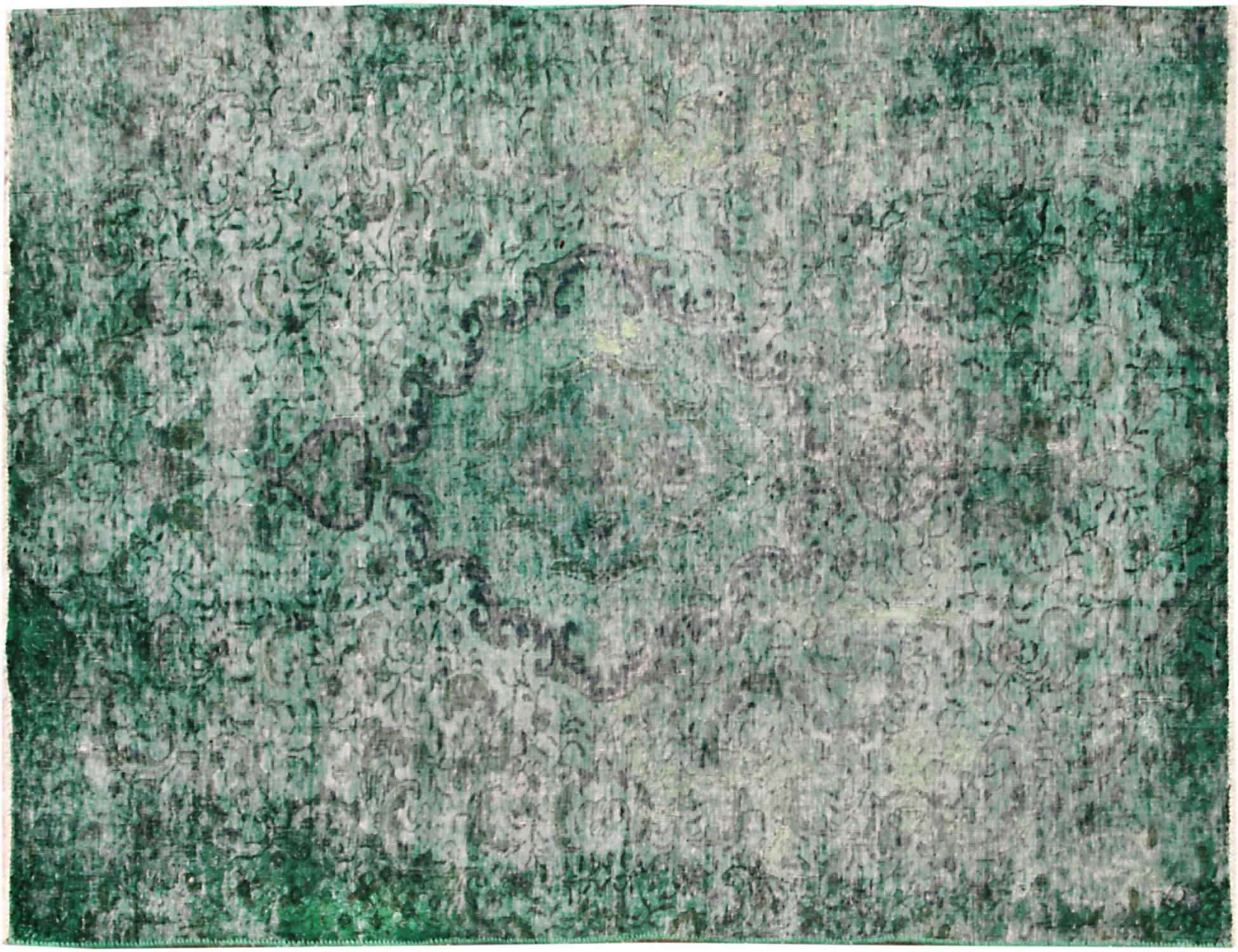 Tappeto vintage persiano  verde <br/>233 x 137 cm