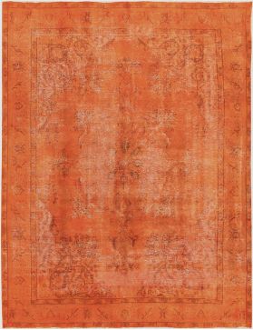 Tapis Persan vintage 377 x 296 orange