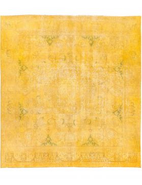 Tappeto vintage persiano  giallo <br/>283 x 290 cm
