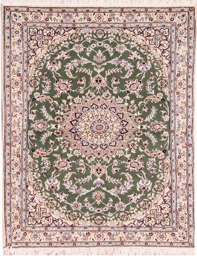 Nain Tappeto  verde <br/>154 x 102 cm