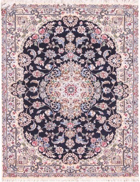 Blue Persia Nain Carpet 152 x 100 cm