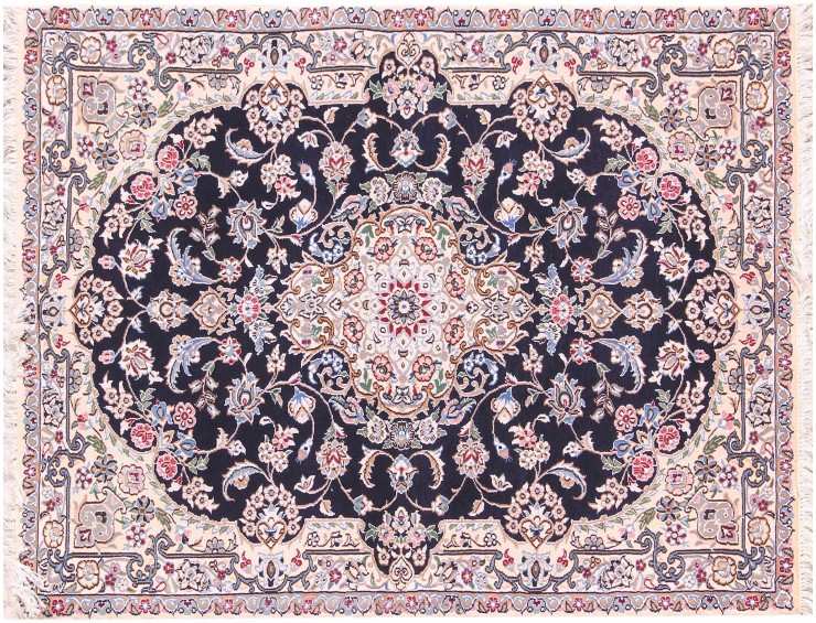 Bleu Persan Nain Tapis  152 x 100 cm