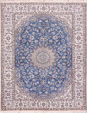 Nain Tapis 310 x 200 bleu