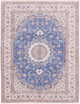 Nain Tapis 352 x 245 bleu