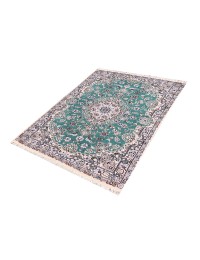 Grønn persia Nain Teppe  159 x 104 cm