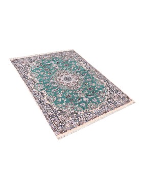Grønn Persia Nain Teppe 159 x 104 cm - view 3