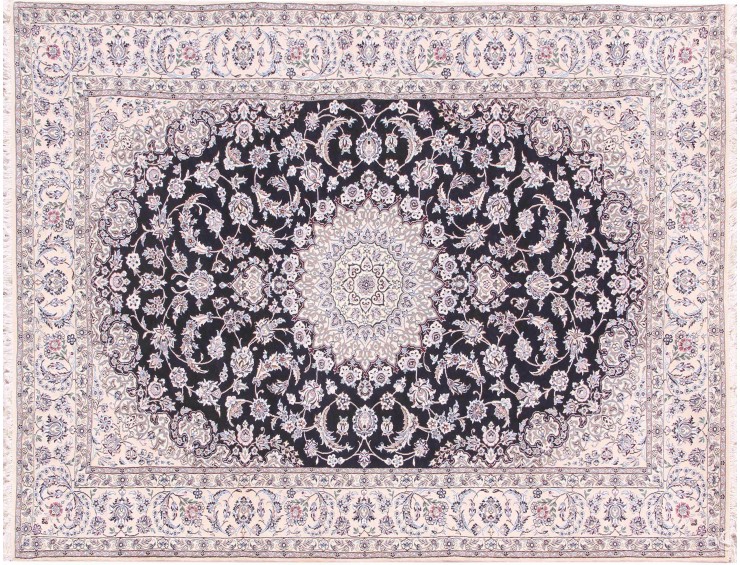 Blauw Perzië Nain Tapijt  310 x 196 cm