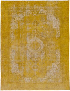 Persialaiset vintage matot 397 x 285 keltainen