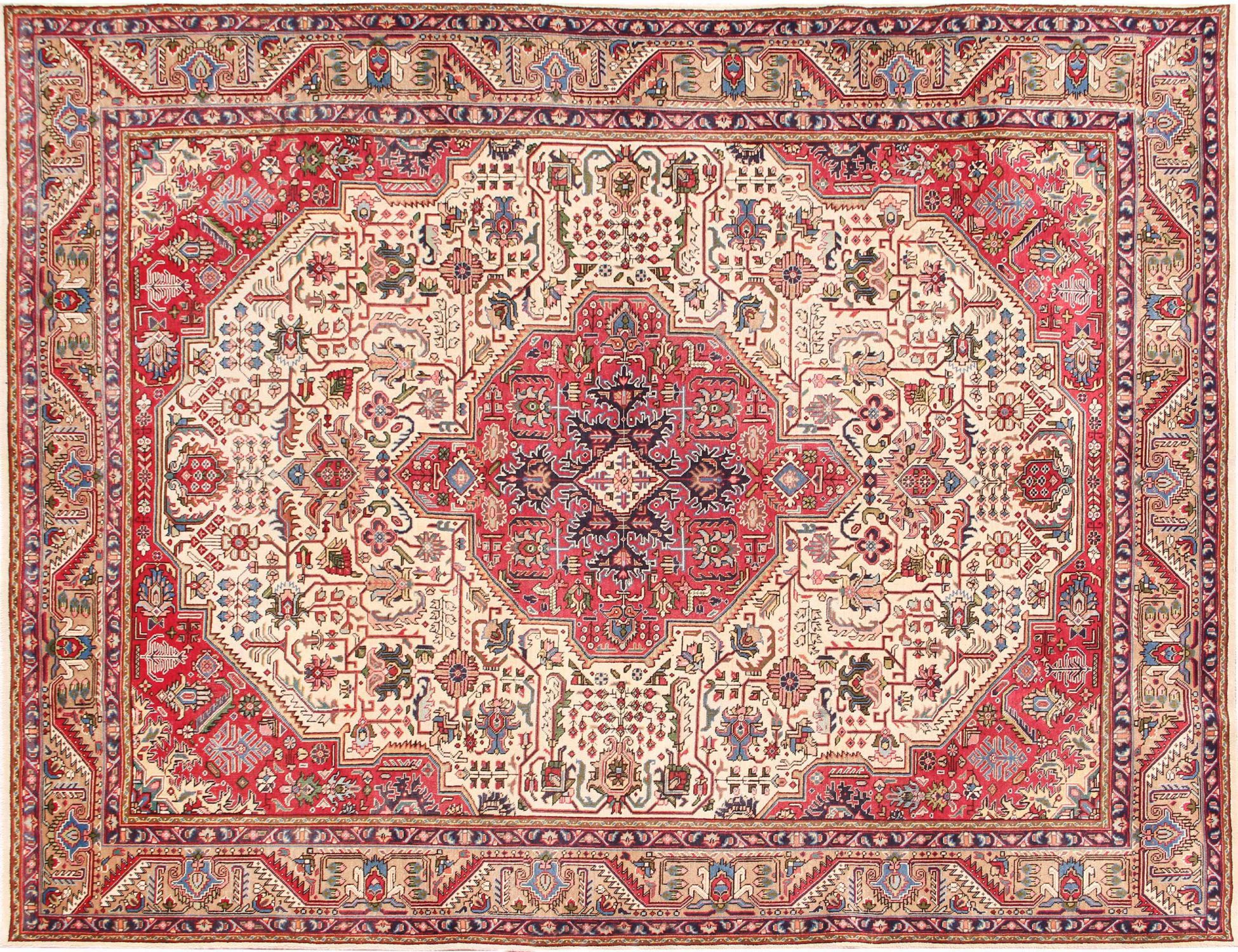 Tabriz Tappeto  beige <br/>397 x 296 cm