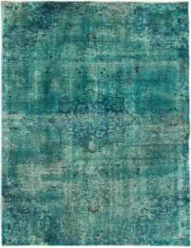 Alfombra persa vintage 250 x 152 verde