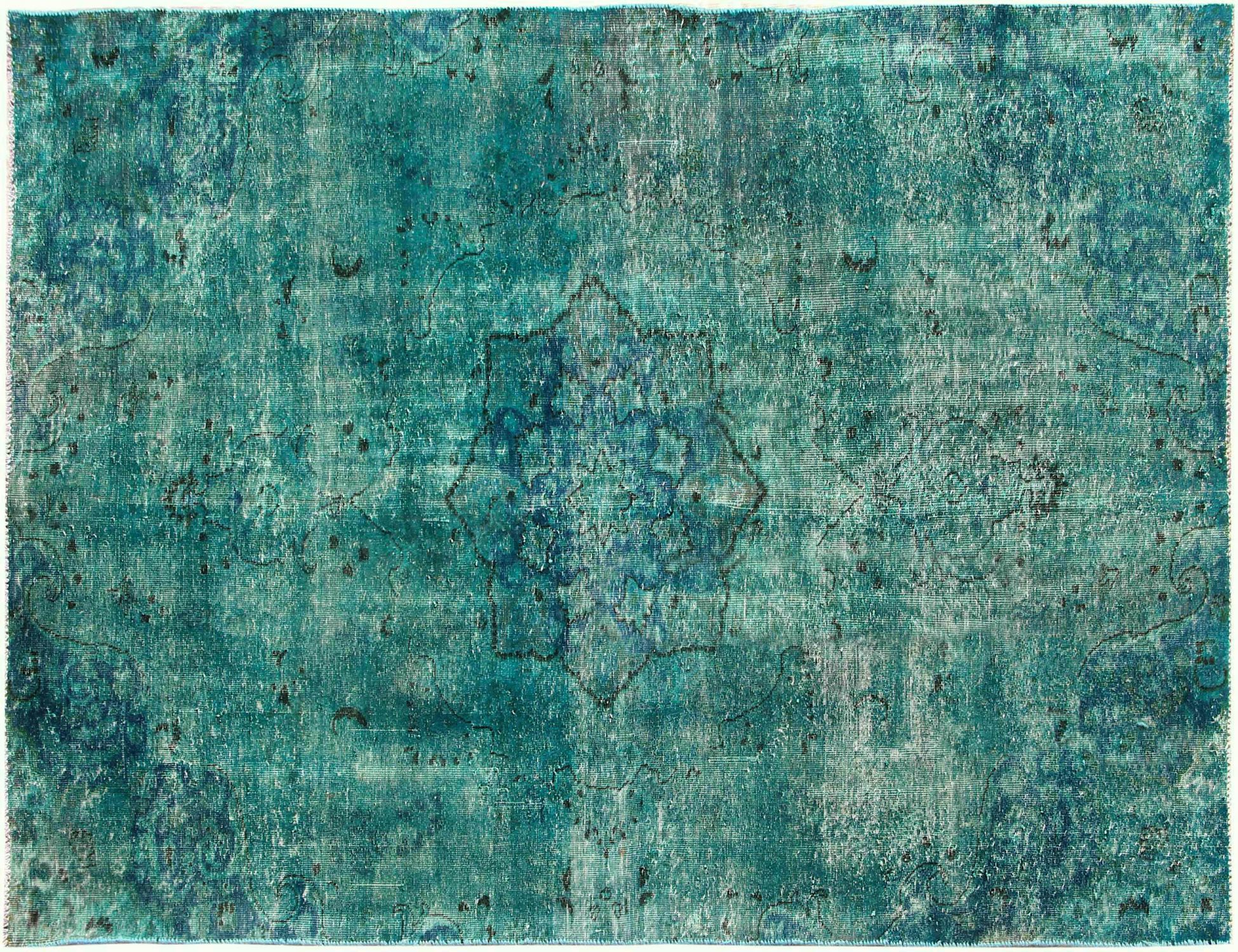 Persisk Vintagetæppe  grøn <br/>250 x 152 cm