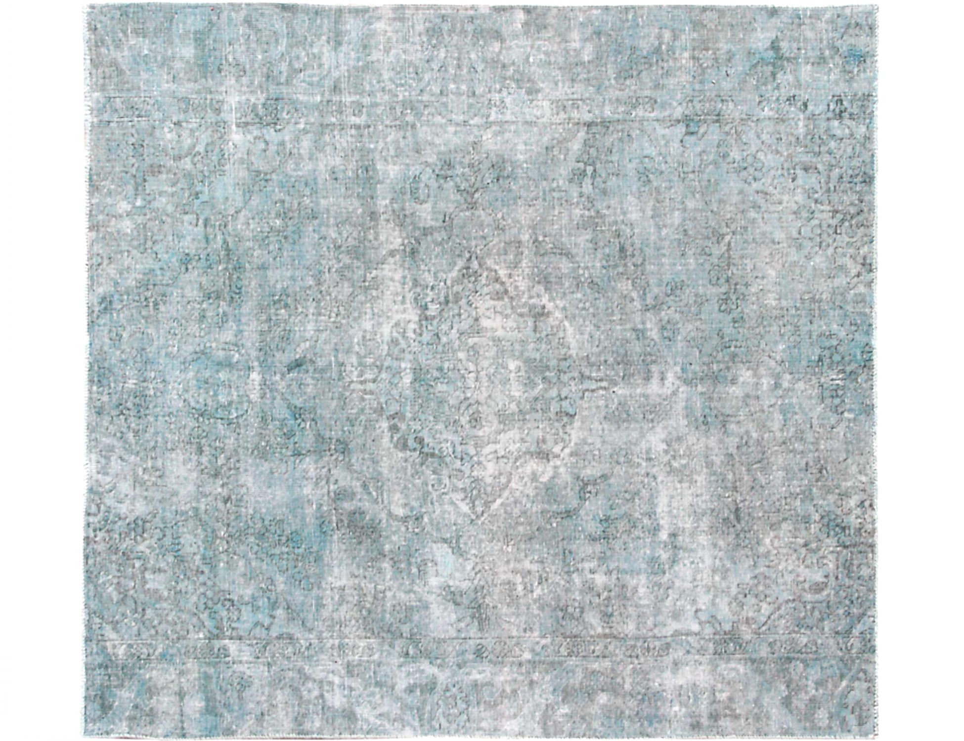 Square  Vintage Carpet  green  <br/>220 x 183 cm